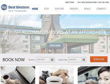 Tablet Screenshot of bwportlandhotel.com